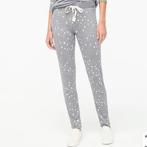 J. Crew Petite Stars jogger pant in signature cozy yarn